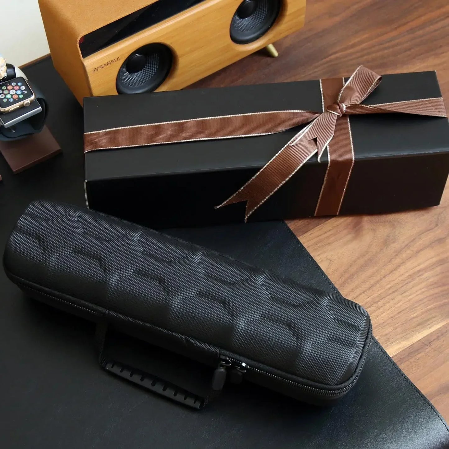 Black Travel Watch Box