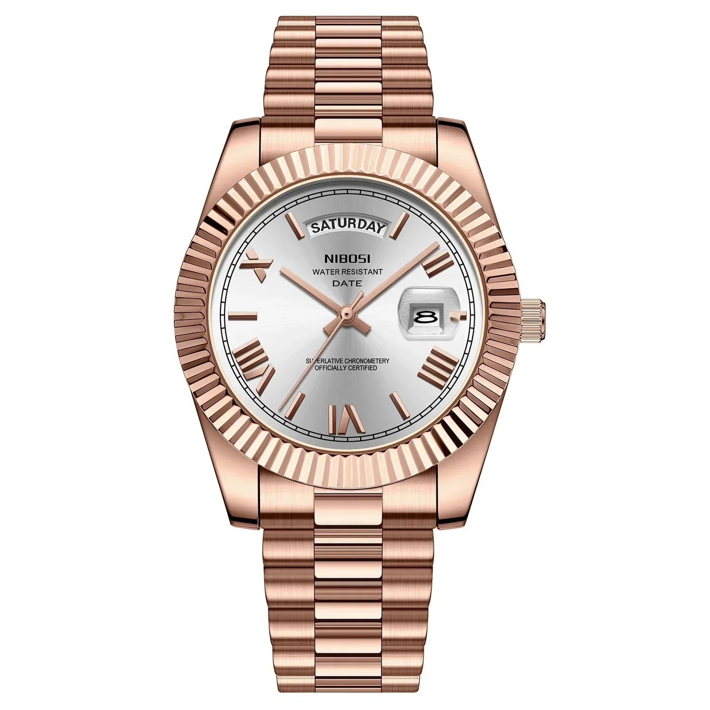 Nibosi Rose gold Legacy Date