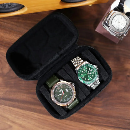 Black Travel Watch Box