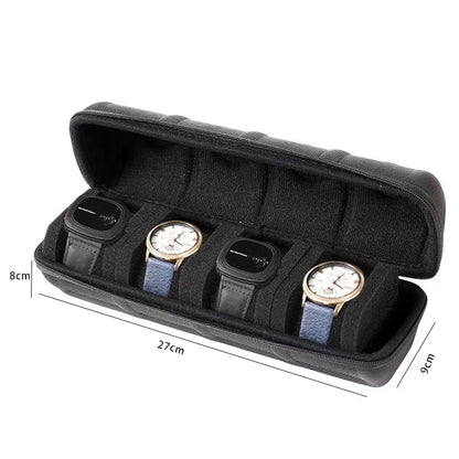 Black Travel Watch Box