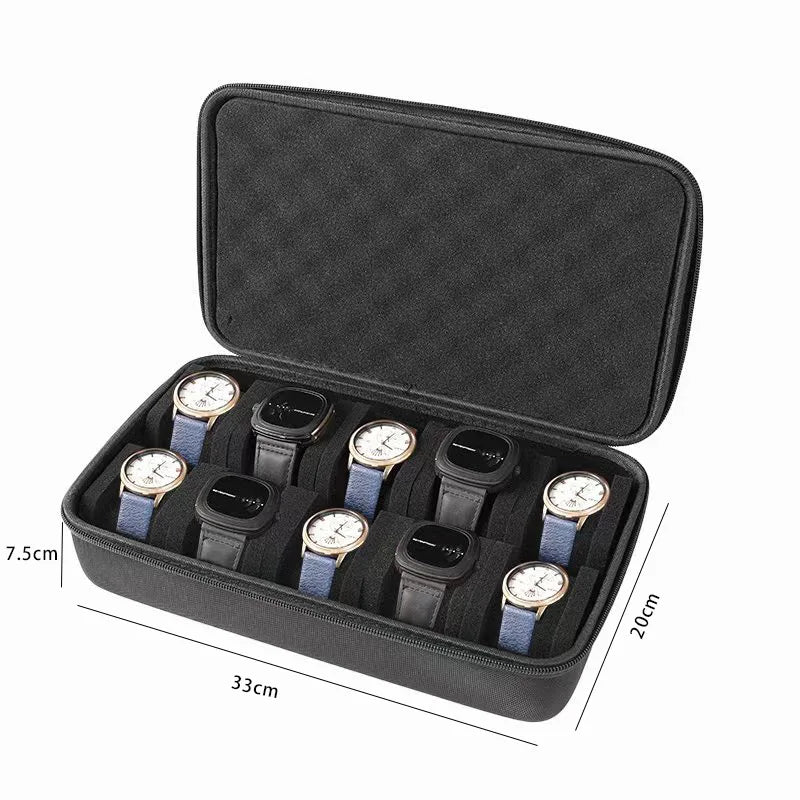 Black Travel Watch Box