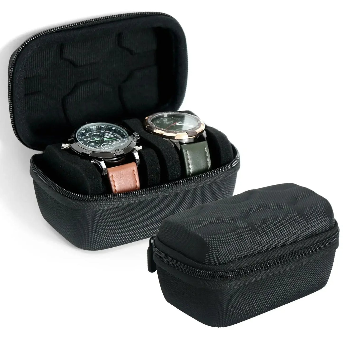 Black Travel Watch Box